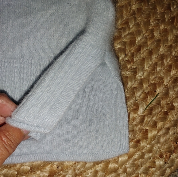 Rachel & Zoe Cashmere Sweater Sz.S powder blue - Picture 3 of 6